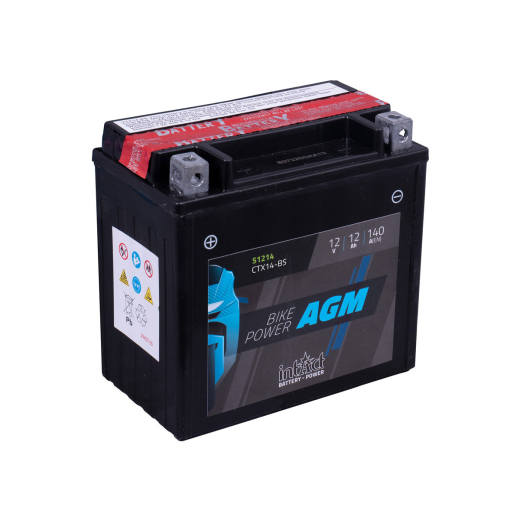 AGM-Power 51214 - YTX14-BS